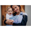 Lenny Lamb Ring Sling - Little Love Summer Sky (Merino, Silk, Wool, Cashmere, Cotton), , Ring Sling, Lenny Lamb, Carry Them Close  - 10