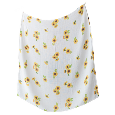 Kute Cuddles - Organic Bamboo Muslin Swaddle - Sunny