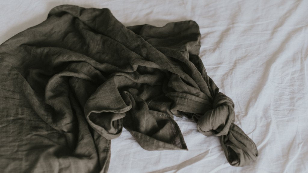 Pop Ya Tot - Muslin Swaddle - Survivalist Green