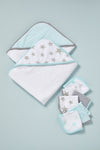 The Little Linen Company - Hooded Towel (2Pk) - Starlight Mint