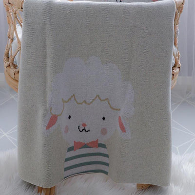 Di Lusso Living - Baby Blanket - Curly Sheep