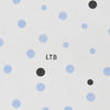 Little Turtle Baby - Stretch Jersey Swaddle - Pale Blue and Grey Spots