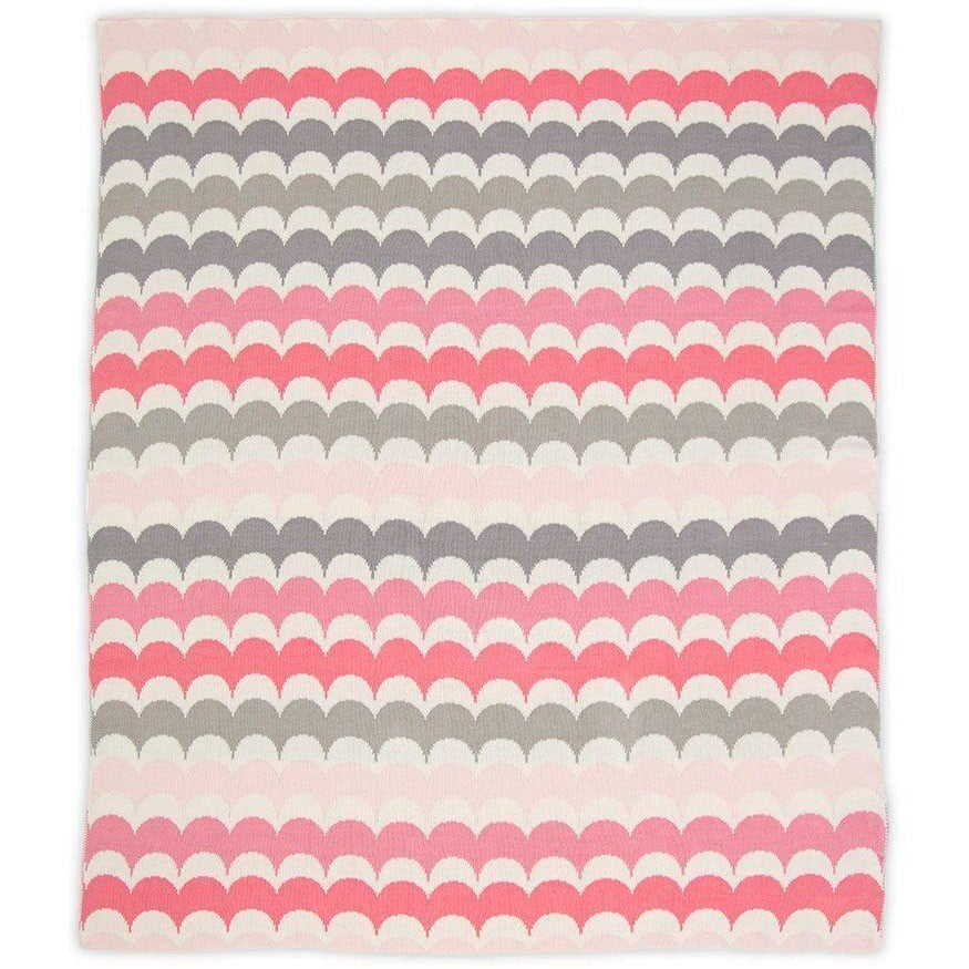 Weegoamigo Bamboo Knitted Baby Blanket - RicRac Alice - Baby Blankets - Weegoamigo - Afterpay - Zippay Carry Them Close