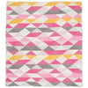 Weegoamigo Bamboo Knitted Baby Blanket - Geo Pink - Baby Blankets - Weegoamigo - Afterpay - Zippay Carry Them Close