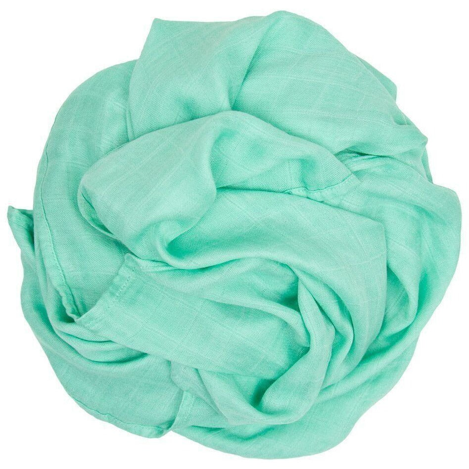 Weegoamigo Bamboo Swaddle Wraps - Bright Mint - Swaddle - Weegoamigo - Afterpay - Zippay Carry Them Close