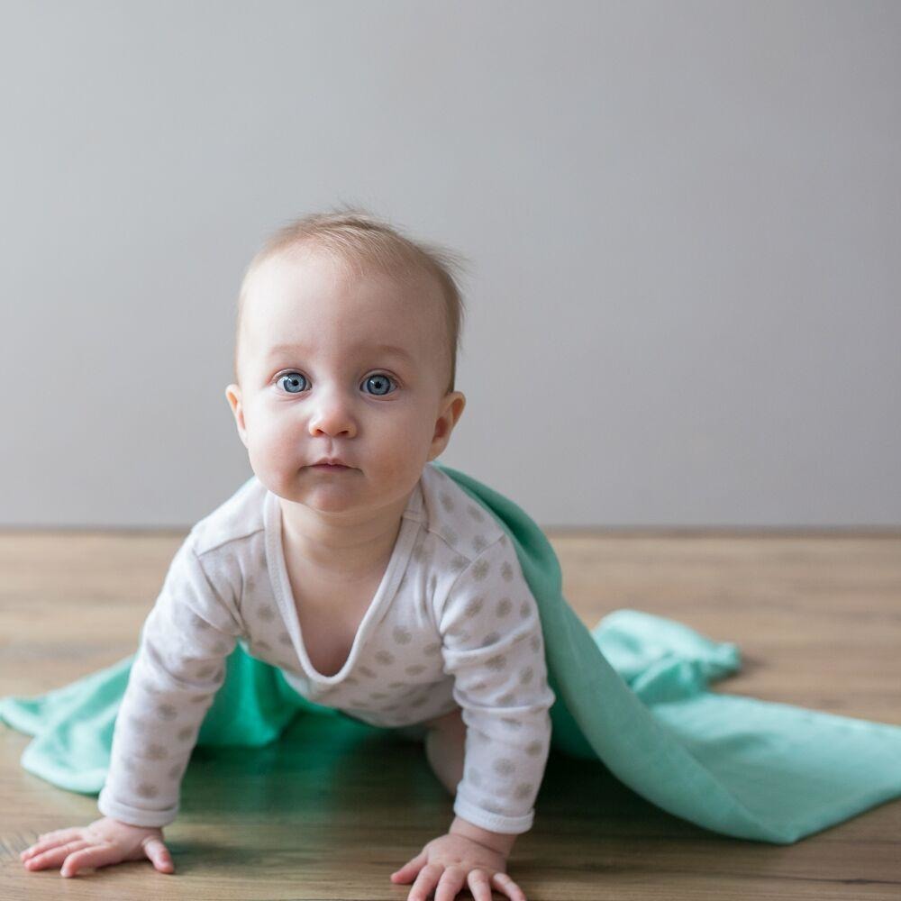 Weegoamigo Bamboo Swaddle Wraps - Bright Mint - Swaddle - Weegoamigo - Afterpay - Zippay Carry Them Close