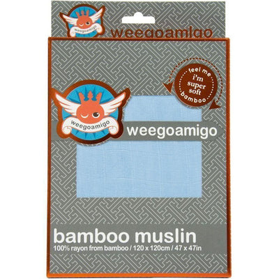 Weegoamigo Bamboo Swaddle Wraps - Lapis - Swaddle - Weegoamigo - Afterpay - Zippay Carry Them Close