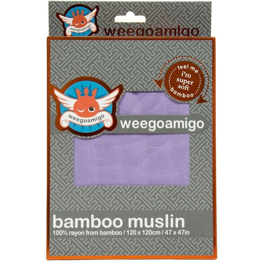 Weegoamigo Bamboo Swaddle Wraps Plum Carry Them Close