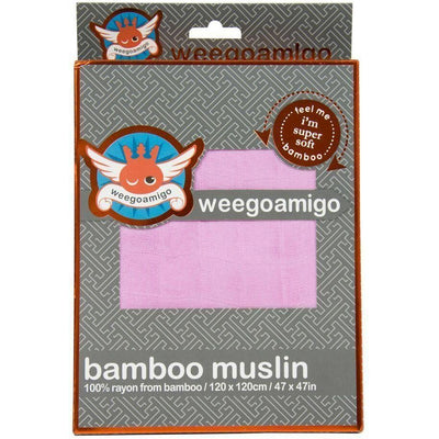 Weegoamigo Bamboo Swaddle Wraps - Candy Pink - Swaddle - Weegoamigo - Afterpay - Zippay Carry Them Close