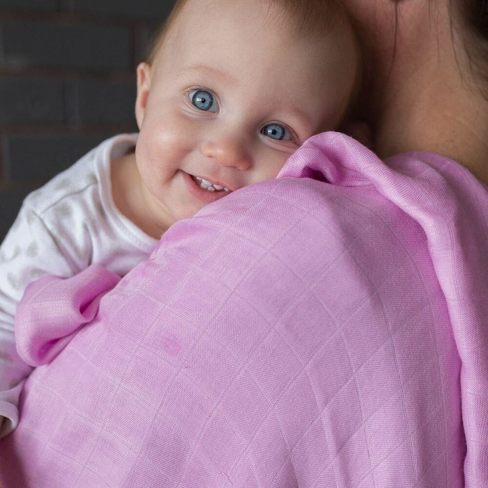 Weegoamigo Bamboo Swaddle Wraps - Candy Pink - Swaddle - Weegoamigo - Afterpay - Zippay Carry Them Close