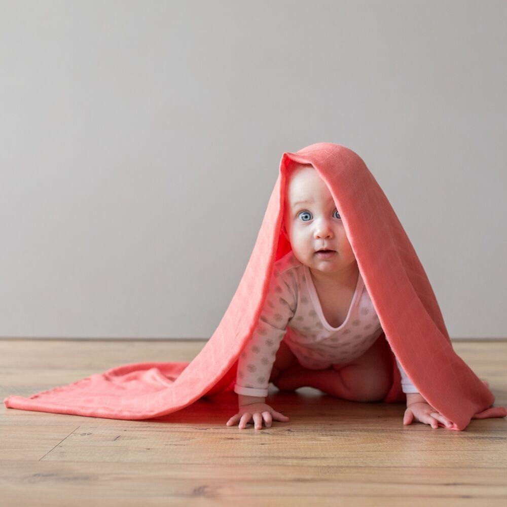 Weegoamigo Bamboo Swaddle Wraps - Terracotta - Swaddle - Weegoamigo - Afterpay - Zippay Carry Them Close