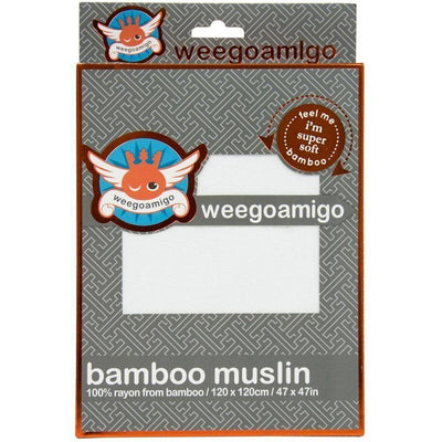 Weegoamigo Bamboo Swaddle Wraps - White - Swaddle - Weegoamigo - Afterpay - Zippay Carry Them Close
