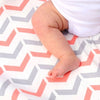 Weegoamigo Cotton Knitted Blanket - Ziggy Coral - Baby Blankets - Weegoamigo - Afterpay - Zippay Carry Them Close