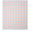 Weegoamigo Cotton Knitted Blanket - Ziggy Coral - Baby Blankets - Weegoamigo - Afterpay - Zippay Carry Them Close