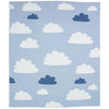 Weegoamigo - Cotton Knitted Blanket - Sky High Summer Blue - Baby Blankets - Weegoamigo - Afterpay - Zippay Carry Them Close