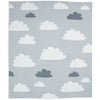 Weegoamigo Cotton Knitted Blanket - Sky High Silver - Baby Blankets - Weegoamigo - Afterpay - Zippay Carry Them Close