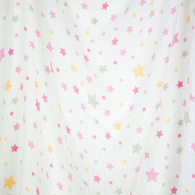 Weegoamigo Muslin Swaddle Wraps - Twinkle Pink - Swaddle - Weegoamigo - Afterpay - Zippay Carry Them Close