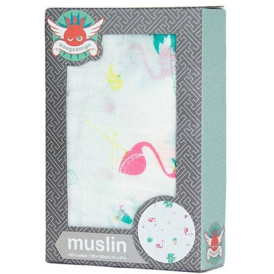 Weegoamigo Muslin Swaddle Wraps - Miami - Swaddle - Weegoamigo - Afterpay - Zippay Carry Them Close