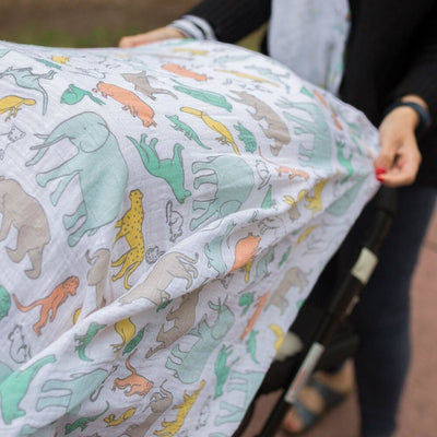 Weegoamigo Muslin Swaddle Wraps - Great and Small - Swaddle - Weegoamigo - Afterpay - Zippay Carry Them Close