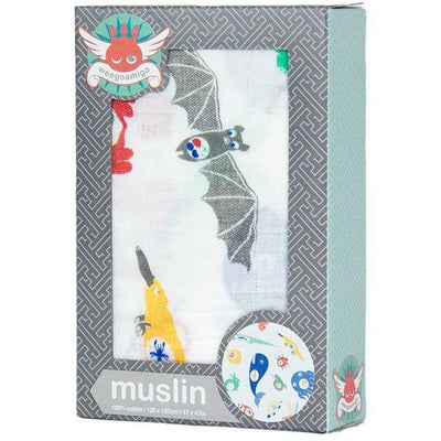 Weegoamigo Muslin Swaddle Wraps - Tummy Time - Swaddle - Weegoamigo - Afterpay - Zippay Carry Them Close