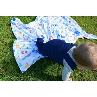 Weegoamigo Muslin Swaddle Wraps - Tummy Time - Swaddle - Weegoamigo - Afterpay - Zippay Carry Them Close