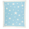 Weegoamigo - Cotton Knitted Blanket - Stellar Pale Blue - Baby Blankets - Weegoamigo - Afterpay - Zippay Carry Them Close
