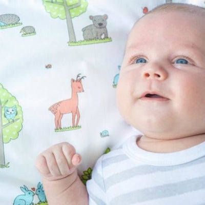 Weegoamigo Fitted Cot Sheet - Forest Friends - Bedding - Weegoamigo - Afterpay - Zippay Carry Them Close