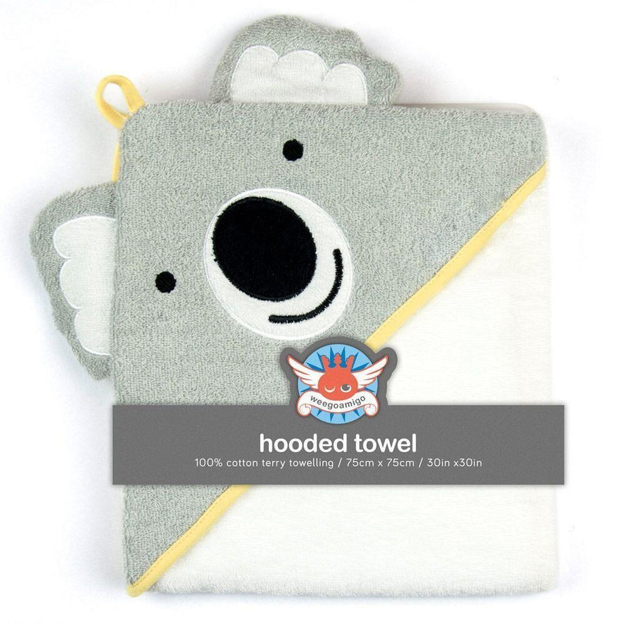 Weegoamigo Hooded Towel - Koala - Bath - Weegoamigo - Afterpay - Zippay Carry Them Close