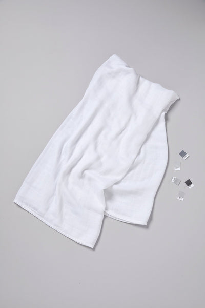 Weegoamigo - Bamboo Swaddle Wraps - White