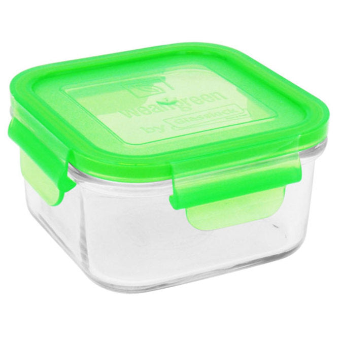 Wean Green - Glass Lunch Cube 480 ml - Pea