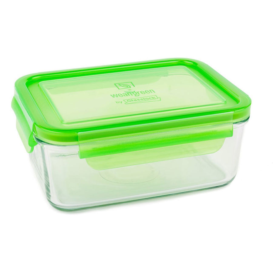 Wean Green - Glass Meal Tub 1090 ml - Pea