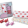 All4Ella Muslin Baby Swaddle Wraps & Pram Pegs Set - Elephants & Spots Red - Swaddle - All4Ella - Afterpay - Zippay Carry Them Close