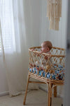 Pop Ya Tot - Cotton Muslin Bassinet Sheet - Wattle and Gum
