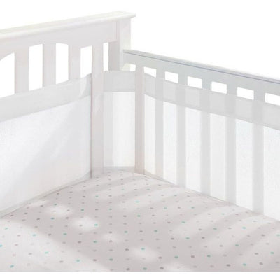 Breathable Baby - White Breathable Mesh Cot Liner (4 sides) - Cot Liner - Breathable Baby - Afterpay - Zippay Carry Them Close