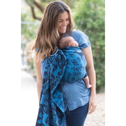 Tula Ring Sling - Woodland Sapphire - Ring Sling - Tula - Afterpay - Zippay Carry Them Close
