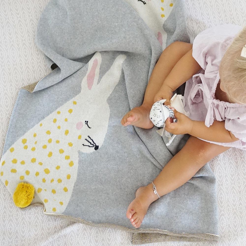 Di Lusso Living - Baby Blanket - Bunny