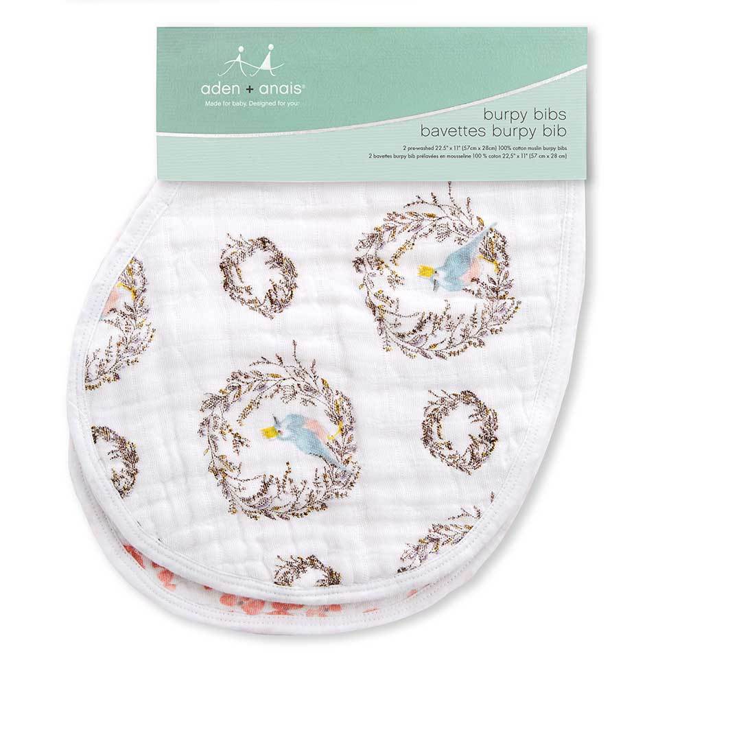Aden and Anais - Burpy Bib (2 Set) - Birdsong