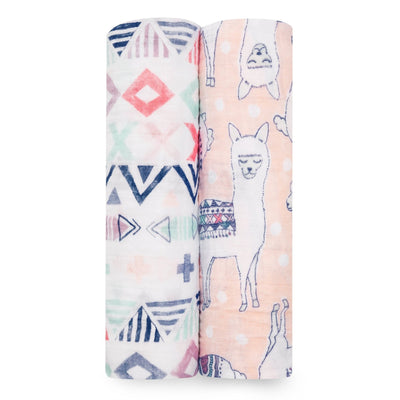 Aden and Anais - Swaddle - Trail Blooms (2 set)