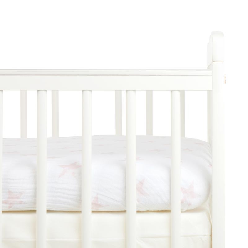 Aden and Anais - Aden by Aden + Anais - Cot Sheet Muslin - Doll Stars