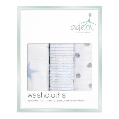 Aden and Anais - Aden by Anais - Wash Cloth Set - Dapper