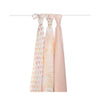 Aden and Anais - Bamboo Silky Soft Swaddles - Metallic Primrose Birch 3Pack