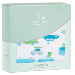 Aden and Anais - Classic Muslin Swaddle - Chasing Waves