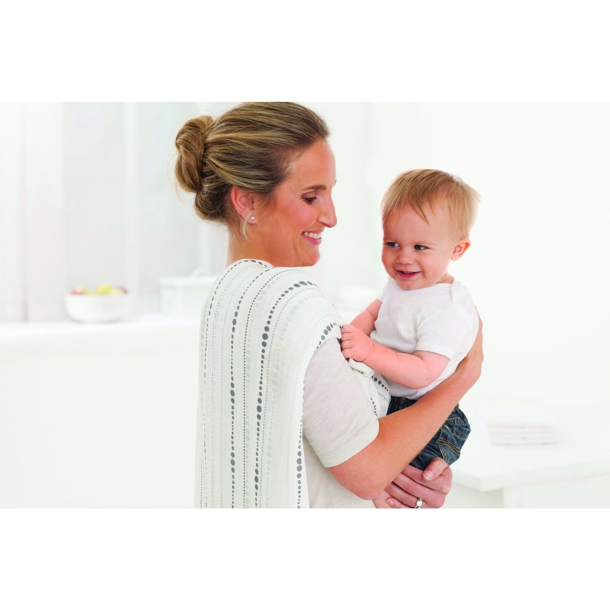 Aden and Anais - Bamboo swaddles (moonlight grey 3 Pack) - swaddle - Aden and Anais - Afterpay - Zippay Carry Them Close