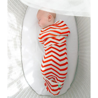 ErgoPouch - AirCocoon Summer Swaddle - Coral Chevron, , Swaddle, ErgoCocoon, Carry Them Close  - 1