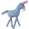 Alimrose - Donkey Toy Rattle - Blue Floral - Toys - Alimrose - Afterpay - Zippay Carry Them Close