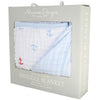 Alimrose - Muslin Snuggle Blanket - Anchor - Baby Blankets - Alimrose - Afterpay - Zippay Carry Them Close