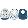 All4Ella Bibs Roll Neck (Set 2) - Whale - Clothing - All4Ella - Afterpay - Zippay Carry Them Close