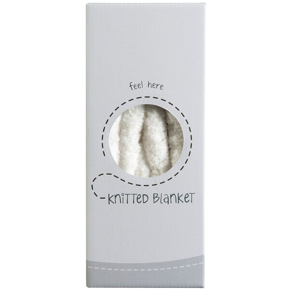 All4Ella - Knitted Blanket Blue - Baby Blankets - All4Ella - Afterpay - Zippay Carry Them Close