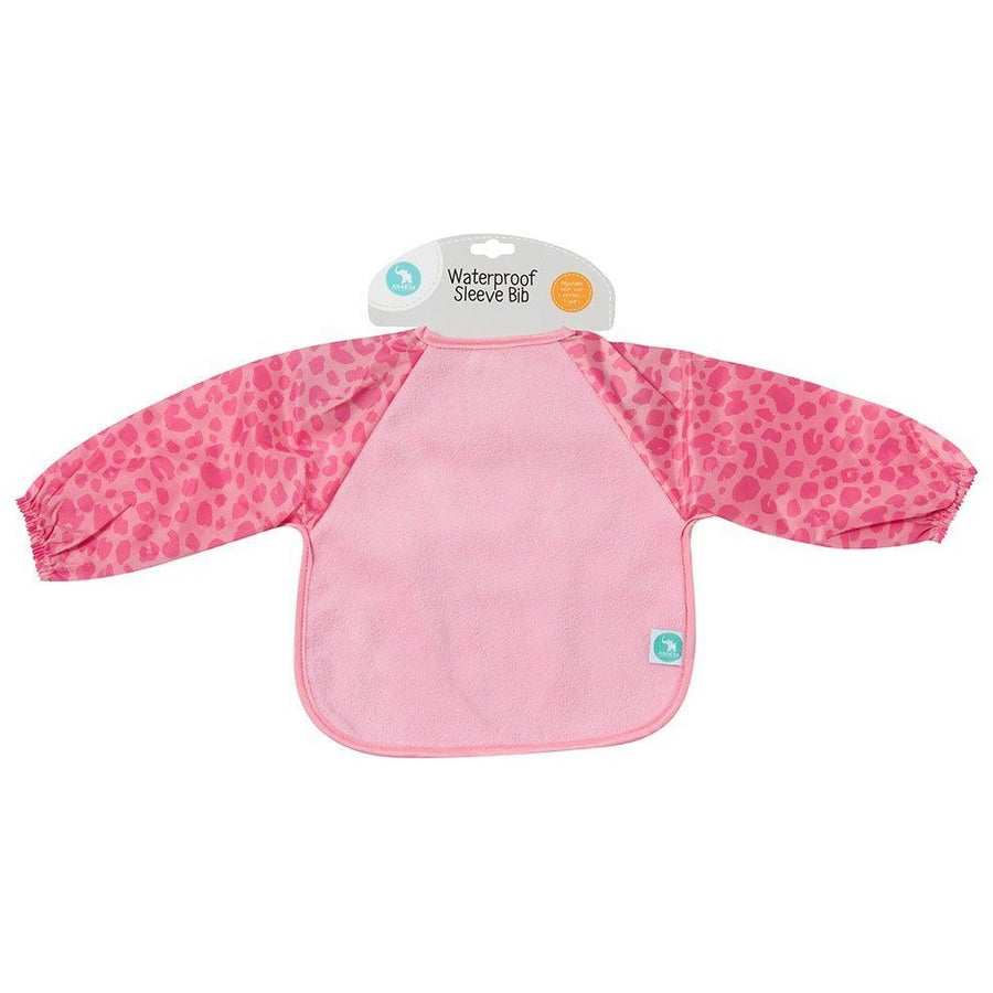 All4Ella Bibs Long Sleeve (Set 2) - Leopard Pink - Clothing - All4Ella - Afterpay - Zippay Carry Them Close