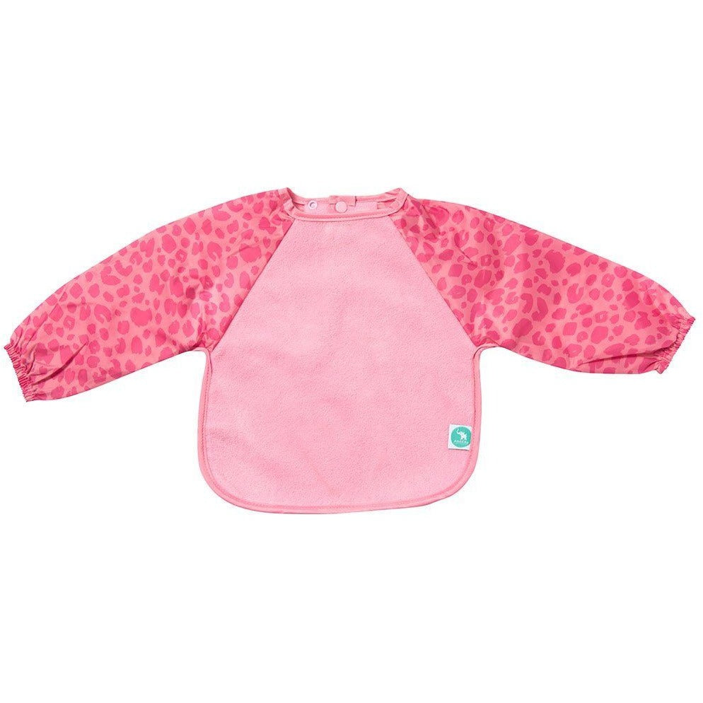 All4Ella Bibs Long Sleeve (Set 2) - Leopard Pink - Clothing - All4Ella - Afterpay - Zippay Carry Them Close